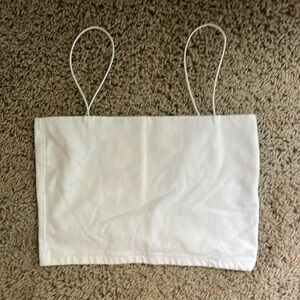 Tube top with straps